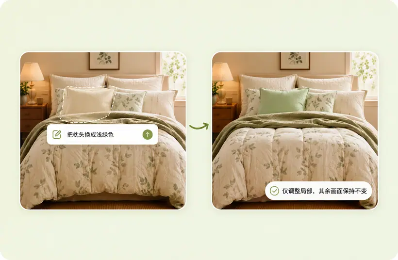局部编辑功能预览